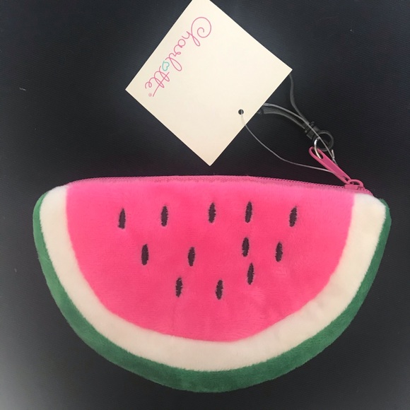 NWT watermelon zip pouch kawaii - Picture 2 of 4